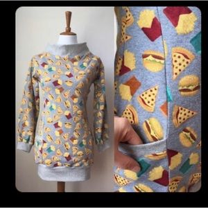 Hot dog junk food raglan mini dress medium Etsy seller GlamCloud